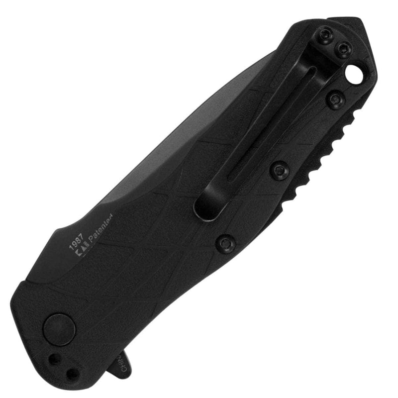 Kershaw RJ Tactical 3.0, 3" Assisted Open Blade, Black GFN Handle - 1987