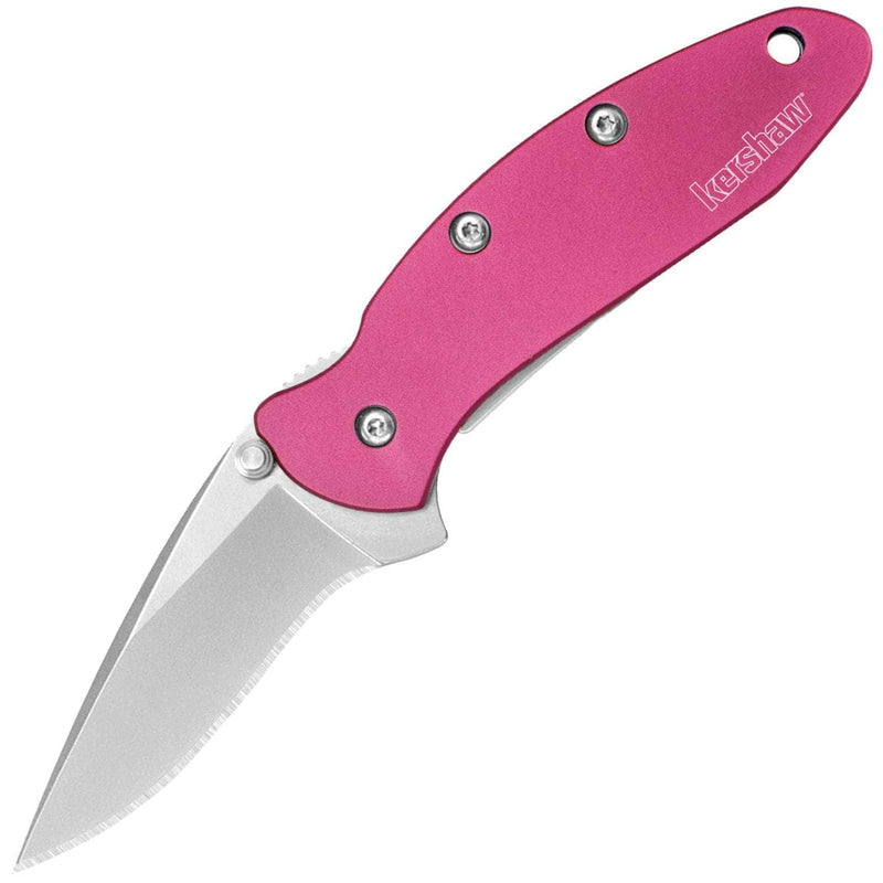 Kershaw Chive, 1.9" Assisted Blade, Pink Aluminum Handle - 1600PINK