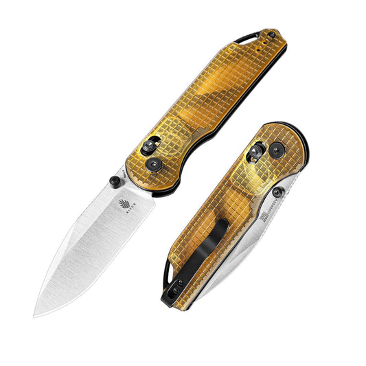 Kizer Assassin V3549A1 Clutch Lock – 2.99" Nitro-V Blade, PEI Handle