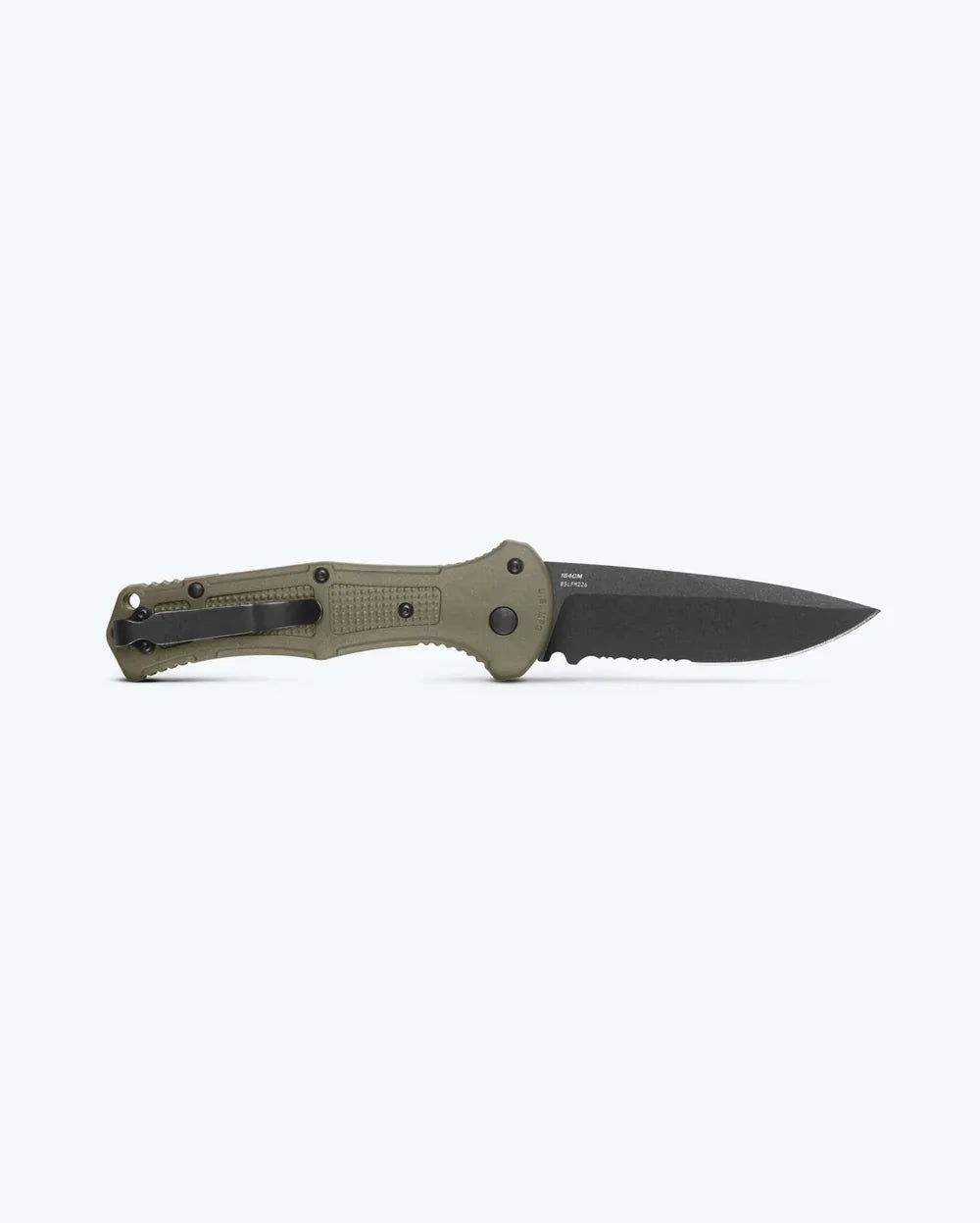 Benchmade Claymore 9070SBK-03 Automatic Knife – 3.6" 154CM Serrated, Ranger Green