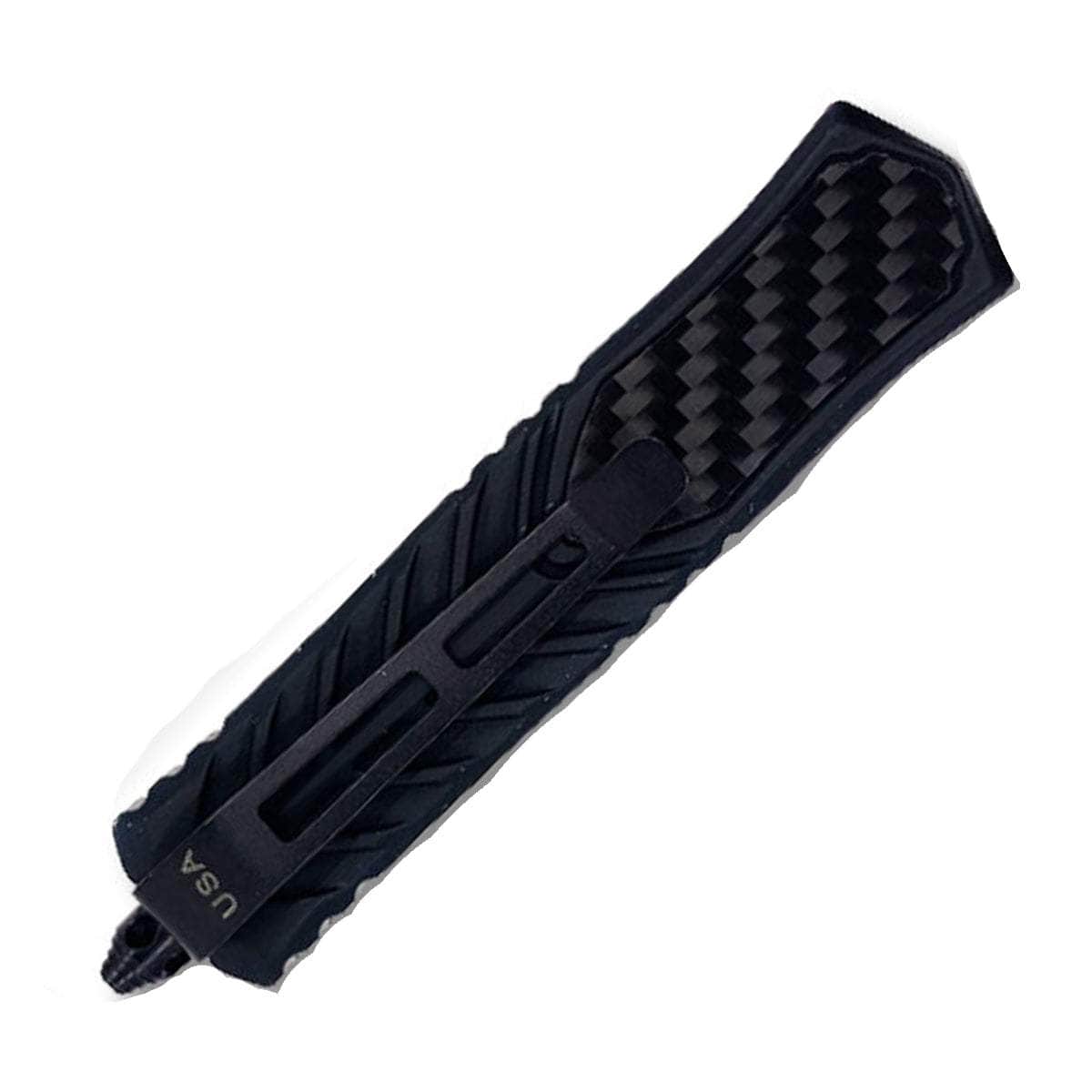 Delta Force Medium Double Edge OTF, 2.75" Blade, Carbon Fiber/Aluminum Handle - OTFM-40