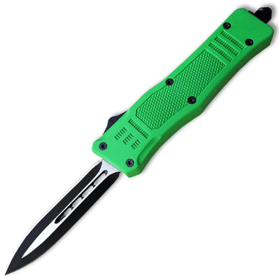 Delta Force Legacy OTF, 2.75" Spear Point Blade, Green Handle - OTFM-11GN