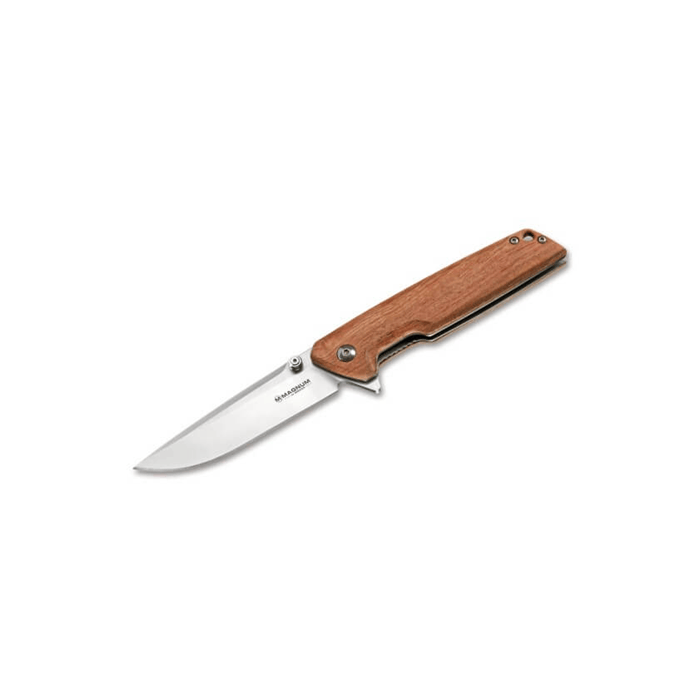 Magnum Slim Brother 01MB723 Folding Knife – 3.54" 440A, Bubinga Wood