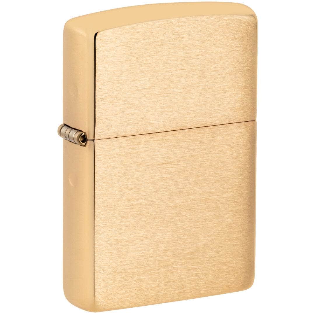Zippo Classic Brushed Brass 204B Windproof Lighter