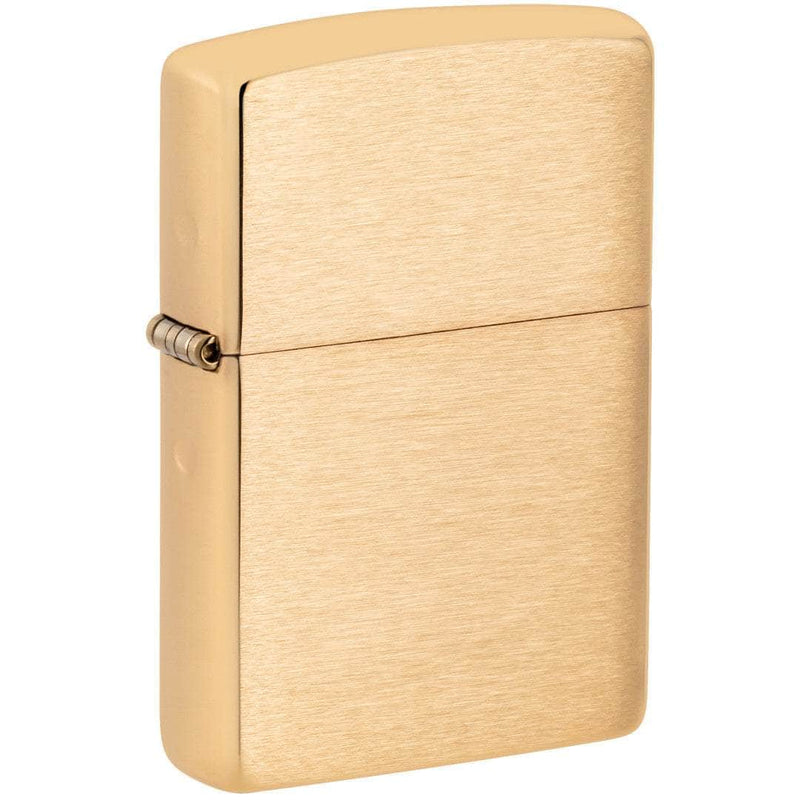 Zippo Classic Brushed Brass 204B Windproof Lighter