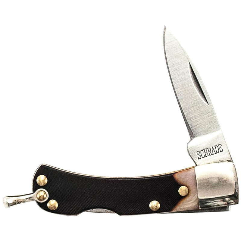 Schrade Old Timer Small Lockback, 1.6" Blade, Sawcut Handle - 1OT