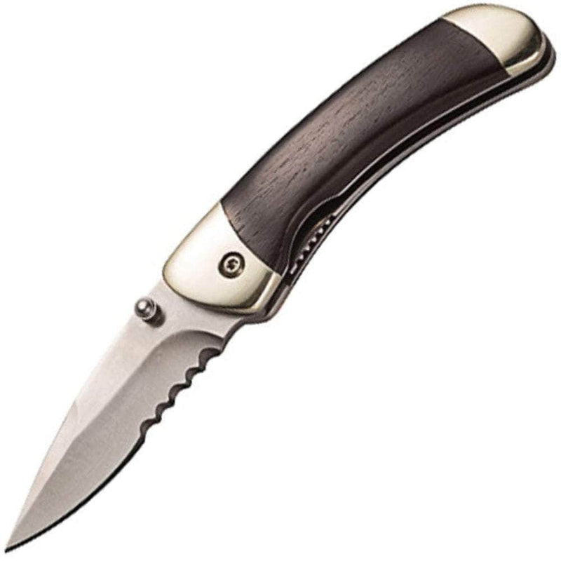Engraved Parker River Classic Folding Knife, 2.75" Blade, Ebony Handle