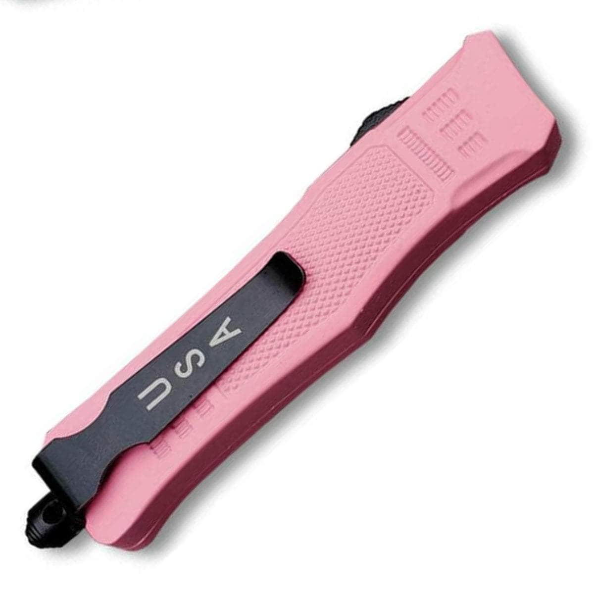 Delta Force Legacy OTF, 2.75" Combo Tanto Blade, Pink Handle - OTFM-11PKT