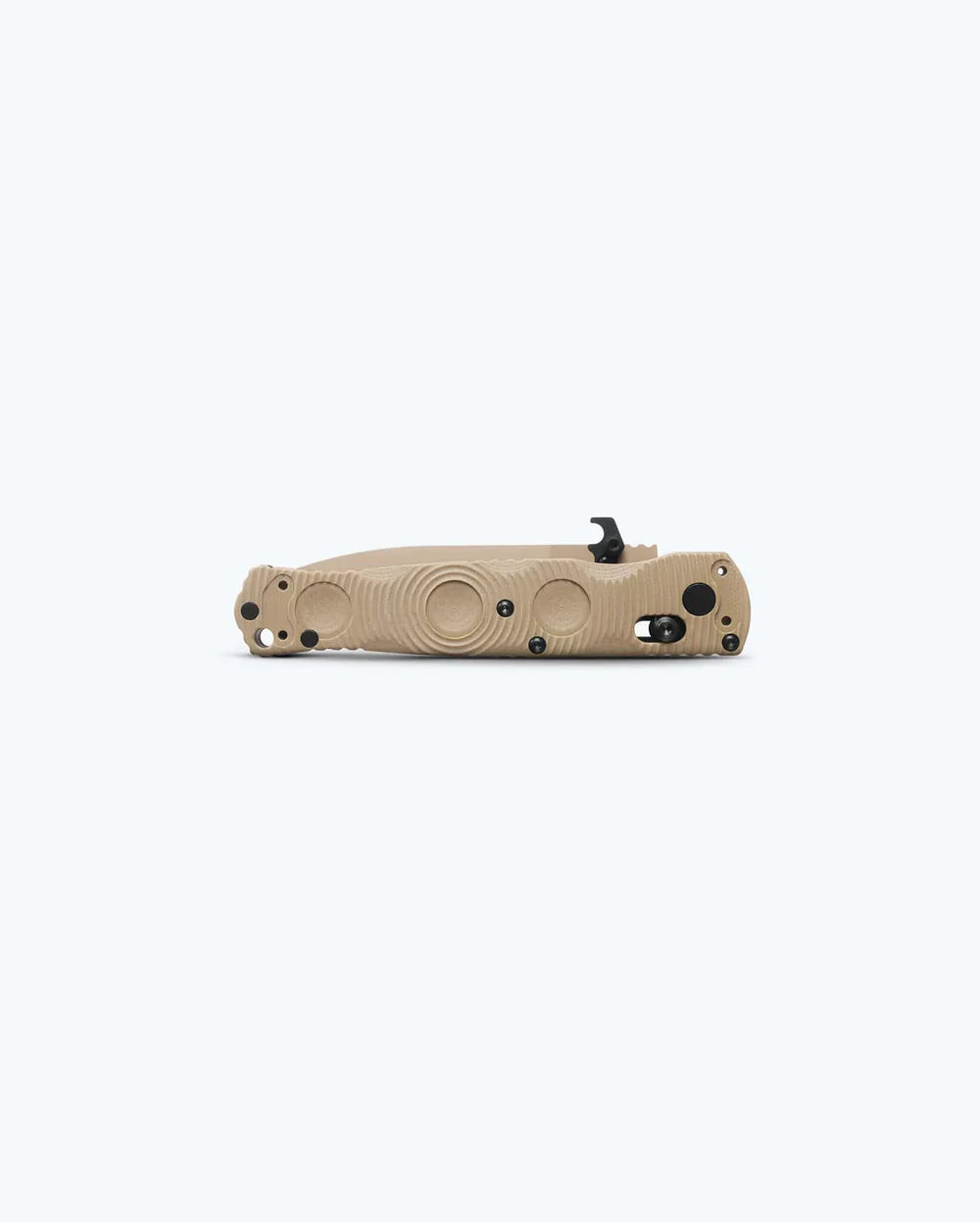 Benchmade Mini SOCP 393SSN-01 Folding Knife – S30V Serrated, Desert Tan G10