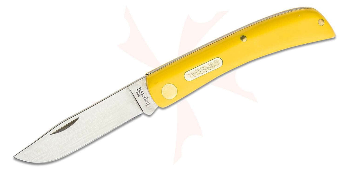 Imperial IMP22Y Sodbuster Folding Knife – Yellow Handle