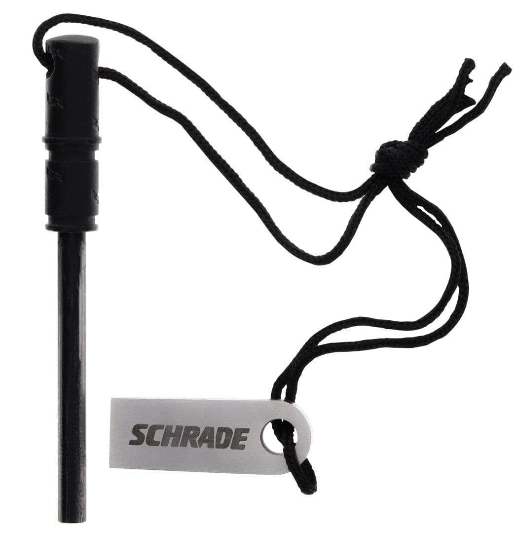 Schrade SCHFS1 Ferro Rod Fire Starter with Striker