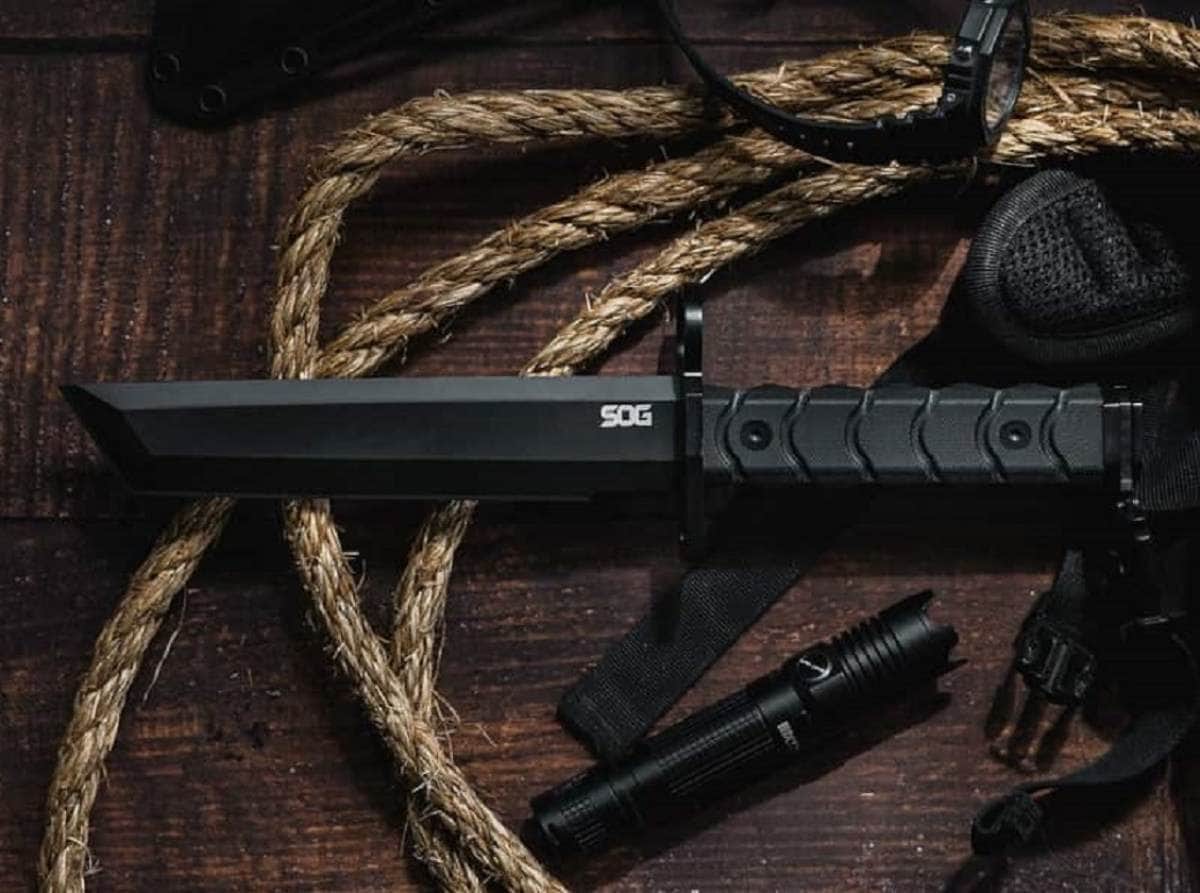SOG BAR15T Tanto Bayonet BY1001-BX – 6.5" Fixed Blade