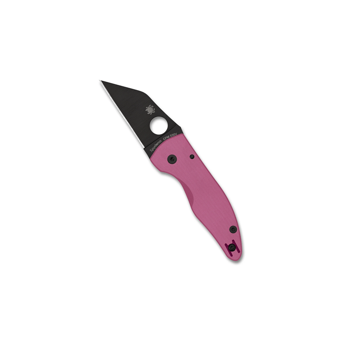 Spyderco MicroJimbo Sprint Run – Pink G-10, Black CPM-S30V Blade