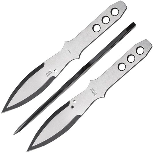 Spyderco SpyderThrowers, Medium 10.11" Set of 3, Leather Sheath - TK01MD