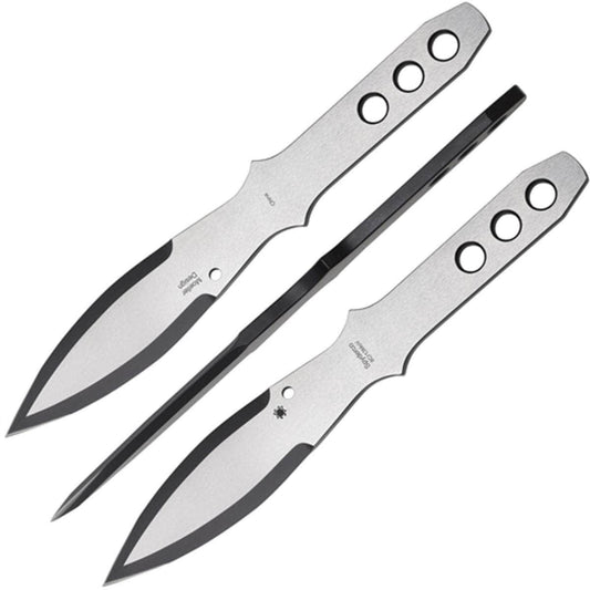 Spyderco SpyderThrowers, Small 9" Set of Throwers, Leather Sheath - TK01SM