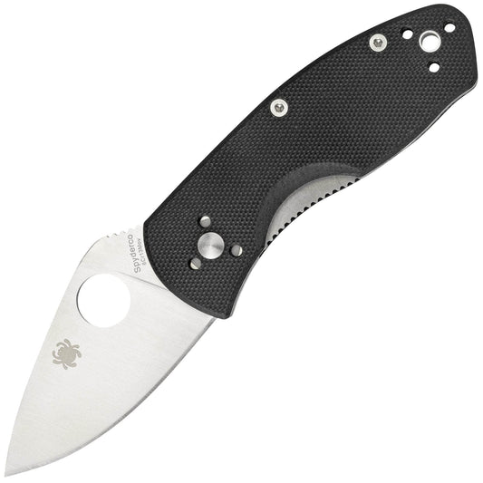 Spyderco Ambitious, 2.25" Blade, Black G-10 Handle - C148GP