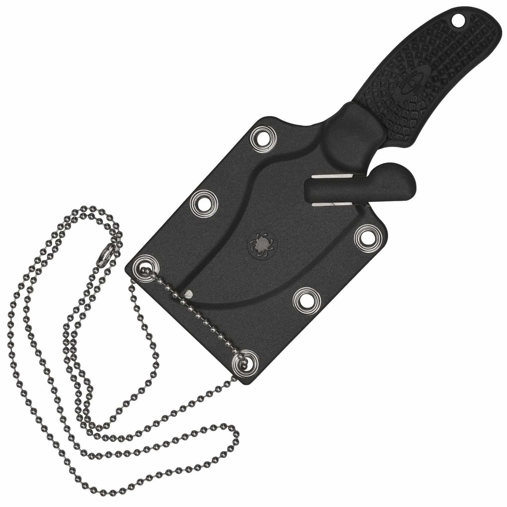 Spyderco ARK "Always Ready Knife" Neck Knife, 2.96" H1 Steel Blade, FRN Handle - FB35PBK