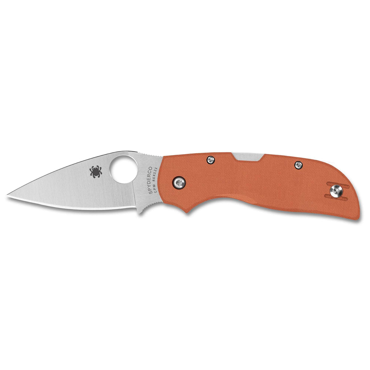 Spyderco Chaparral C152GPBOR – CPM REX 121 Burnt Orange G10 Knife