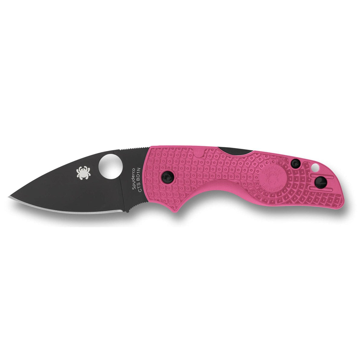 Spyderco Lil’ Native Lightweight C230PPNBK – Pink FRN, Black Blade