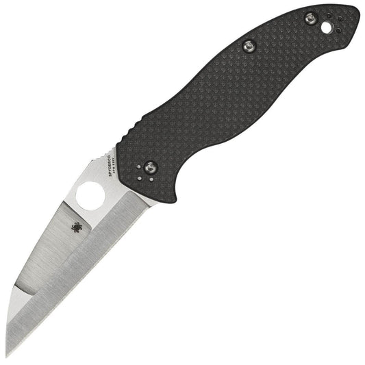 Spyderco Canis, 3.4" Wharncliffe S30V Blade, Carbon Fiber/G10 Handle - C248CFP