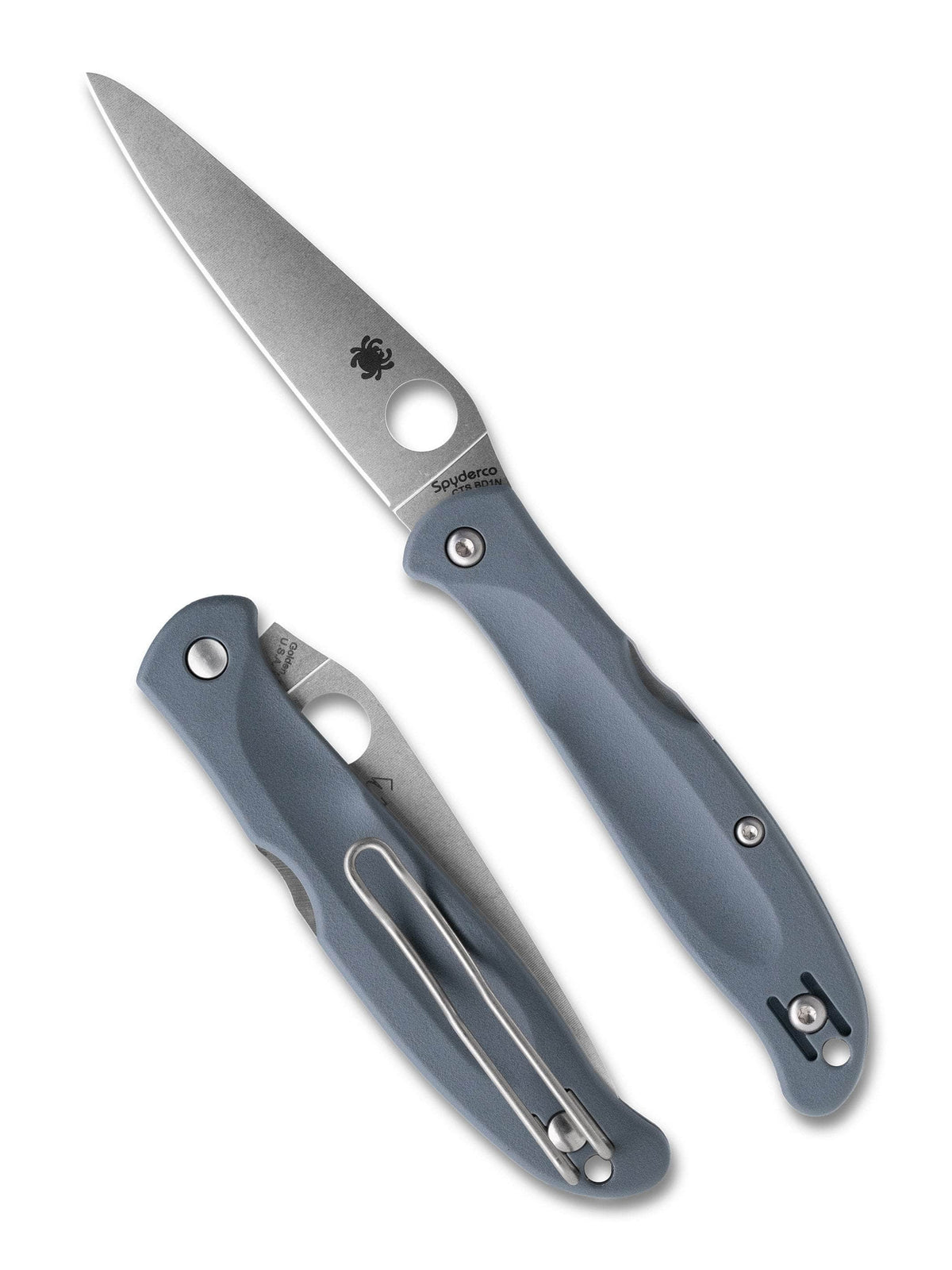 Spyderco Charisma C259PGY Folding Knife – CTS BD1N, Gray FRN