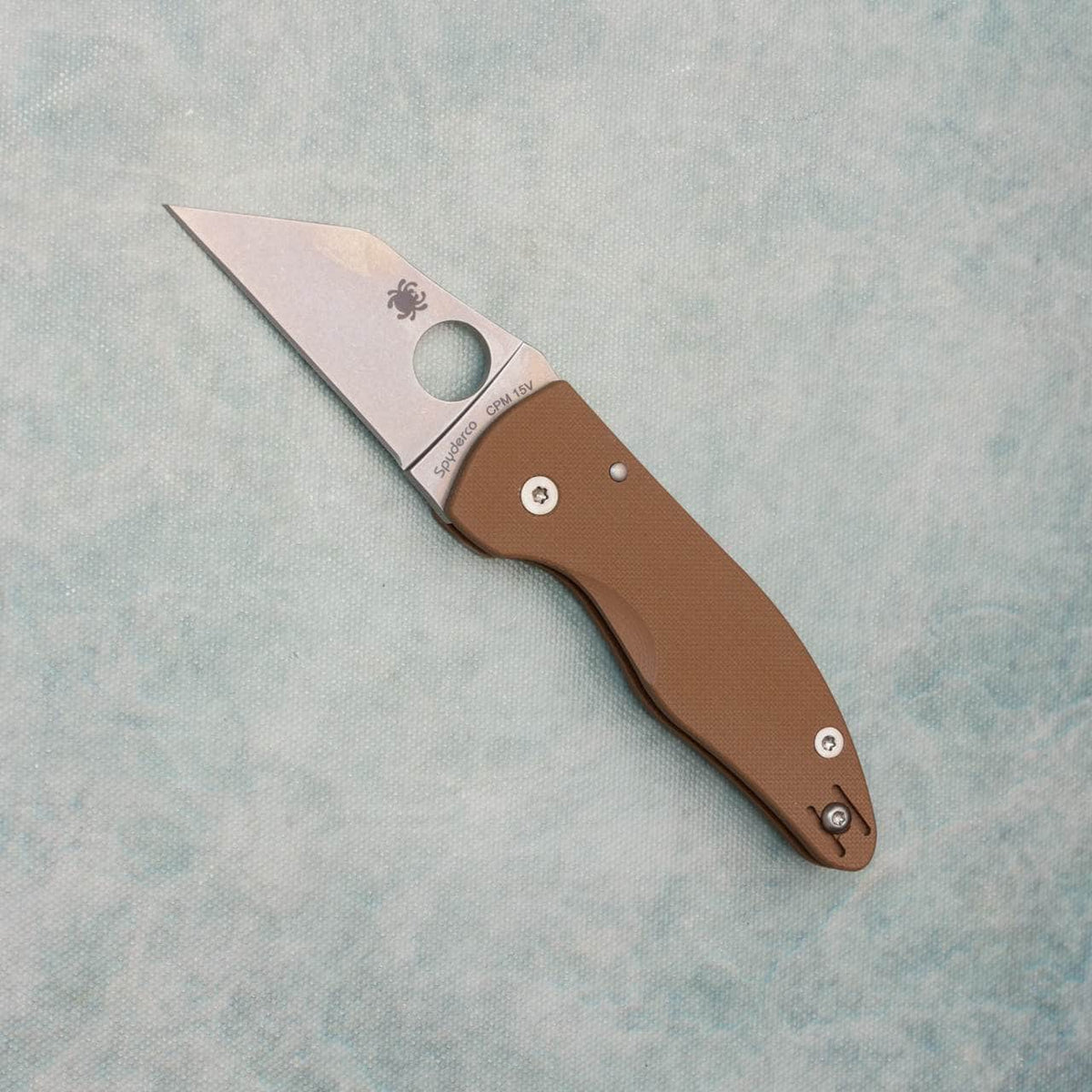 Spyderco MicroJimbo C264GPBN15V Sprint Run – CPM 15V, Brown G-10