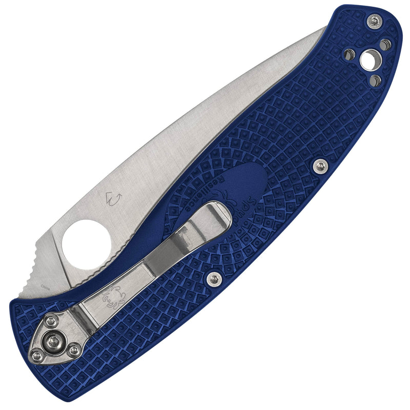 Spyderco Resilience, 4.2" CPM S35VN Blade, Blue FRN Handle - C142PBL