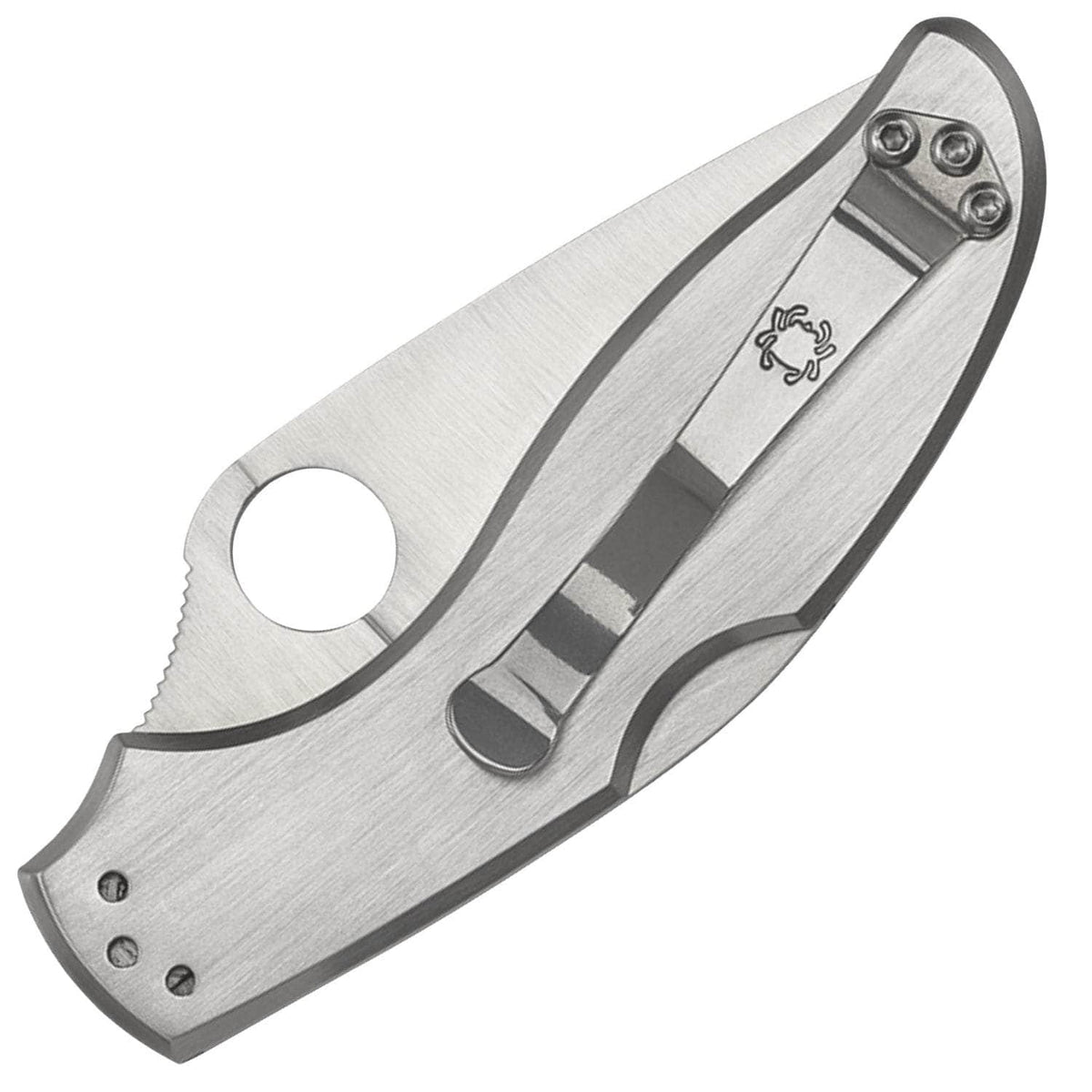 Spyderco UpTern, 2.82" Plain Blade, Steel Handle - C261P