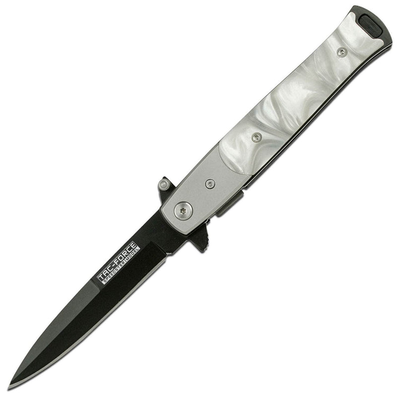 Tac-Force Spring Assisted Knife, 3.5" Blade, Faux Mother of Pearl Handle - TF-428P