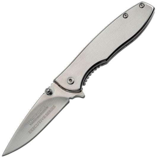 Tac-Force Gentlemans Knife, 2.75" Assisted Blade, Steel Handle - TF-573C