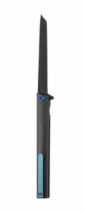 Tekto Romeo Folding Knife – 3.3" M390 American Tanto, Carbon Fiber Handle