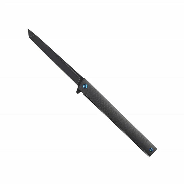 Tekto Romeo Folding Knife – 3.3" M390 American Tanto, Carbon Fiber Handle