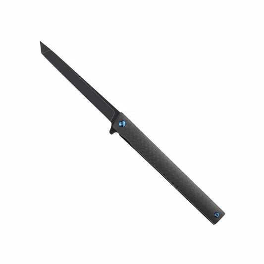 Tekto Romeo Folding Knife – 3.3" M390 American Tanto, Carbon Fiber Handle