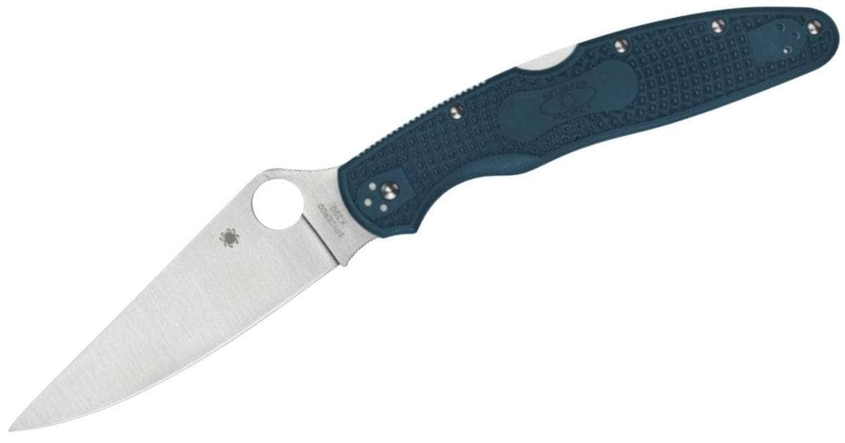 Spyderco Police 4 Lightweight K390, Blue FRN — C07FP4K390