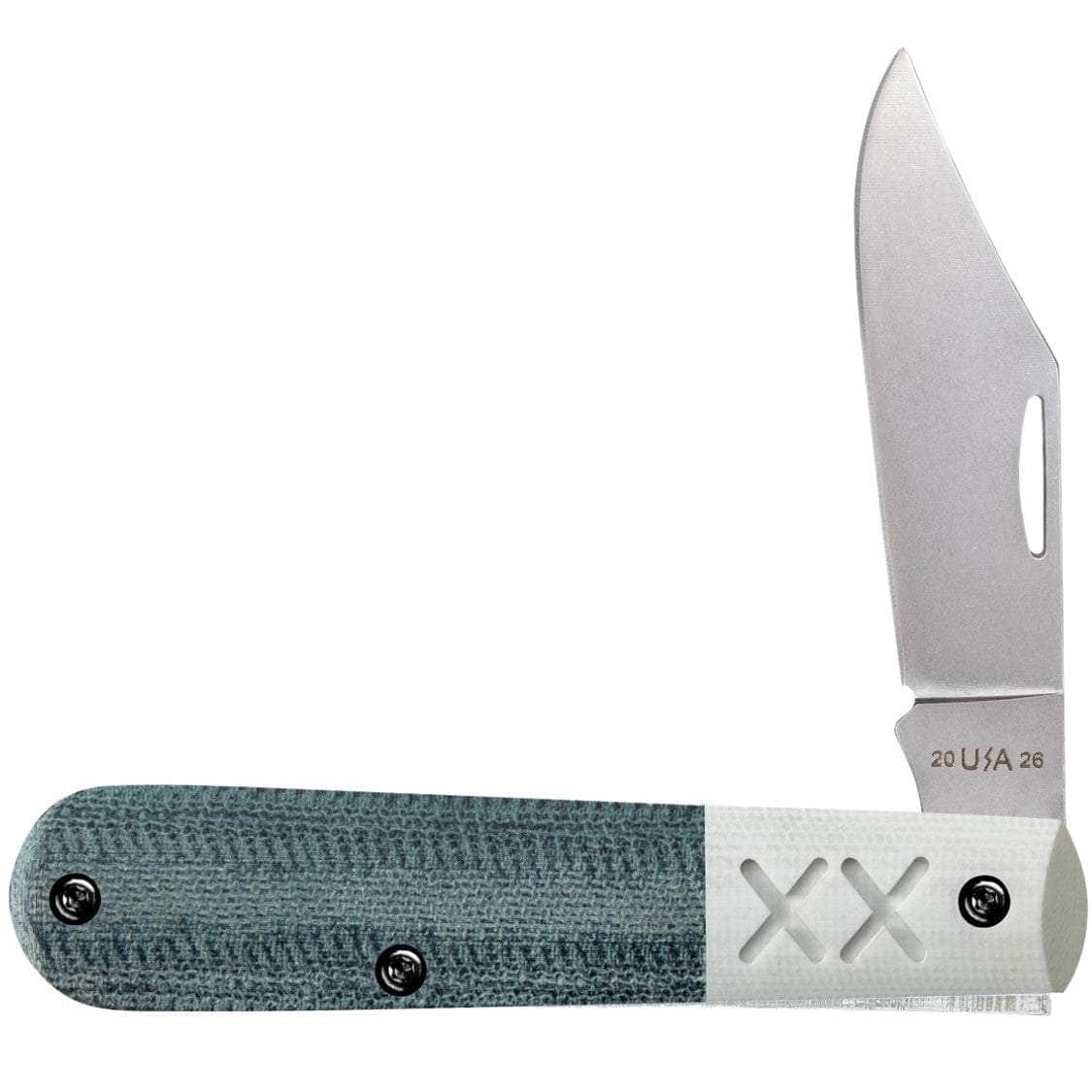 Case 10875 Blue Denim Canvas Crossroads XR Barlow S35VN Knife
