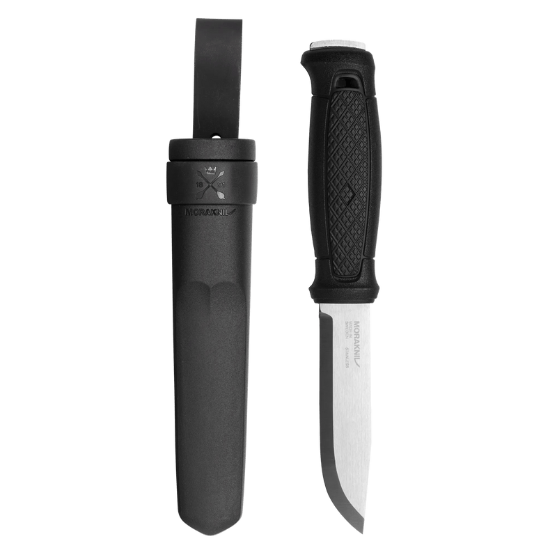 Morakniv Garberg S 4.3" Stainless Bushcraft Knife – Polymer Sheath, 13715