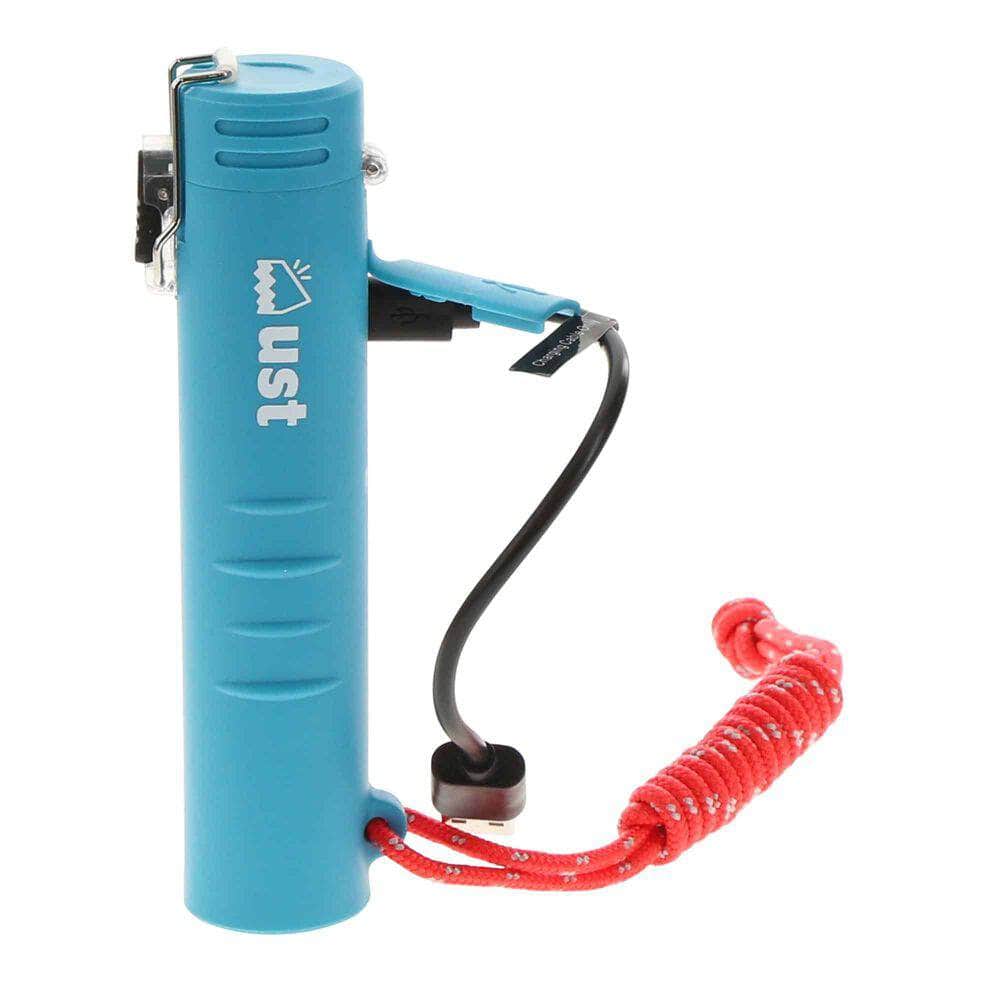 UST TekFire Charge 1142747 Fuel-Free Rechargeable Lighter – 3000mAh Power Bank