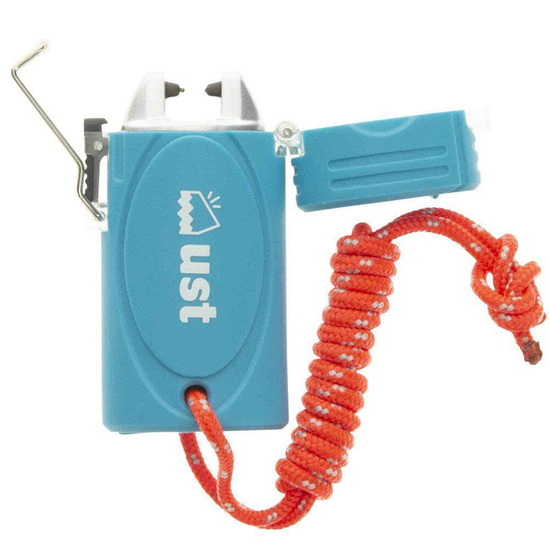 UST TekFire PRO 1142764 Fuel-Free Rechargeable Lighter – Orange, ParaTinder Lanyard