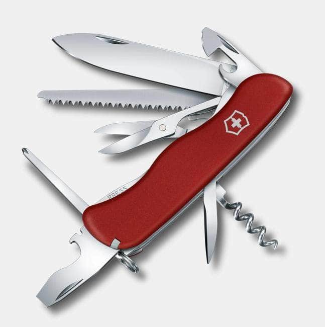 Victorinox Outrider Swiss Army Knife – Red, 111mm, 14 Functions