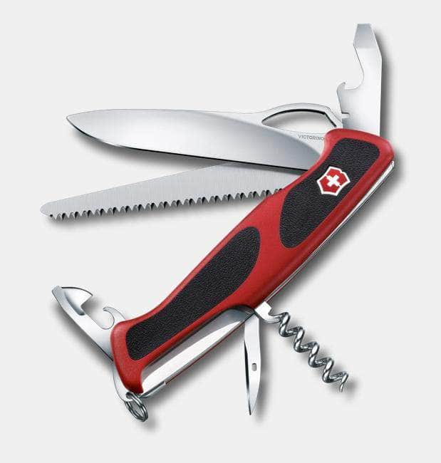 Victorinox RangerGrip 79 Swiss Army Knife – Red/Black, 130mm
