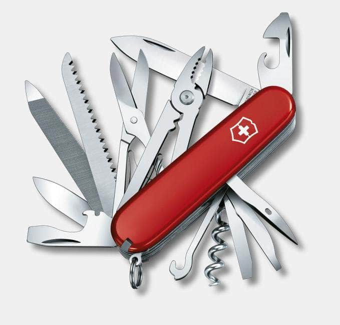 Victorinox Handyman Swiss Army Knife – Red, 91mm, 24 Functions