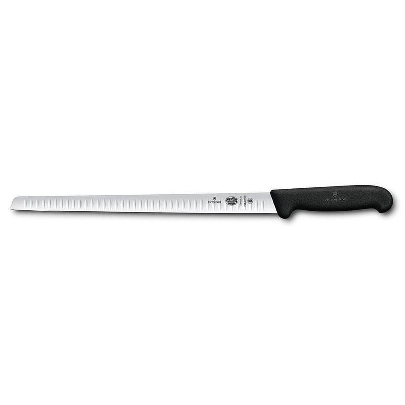 Victorinox Fibrox 12" Granton Salmon Slicer – Black