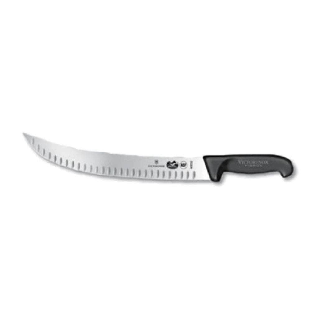 Victorinox Fibrox 5.7323.31 Cimeter Knife – 12" Granton Blade, Black Handle