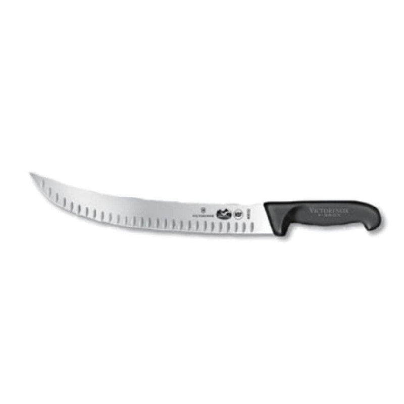 Victorinox Fibrox 5.7323.31 Cimeter Knife – 12" Granton Blade, Black Handle