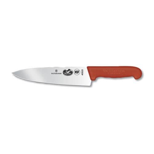 Victorinox Fibrox 5.2061.20 red handle 8 inch chef knife