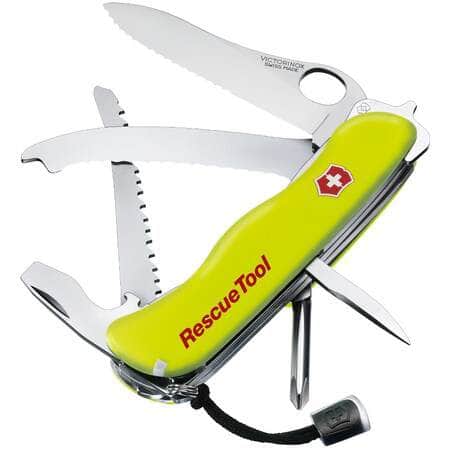 Victorinox Rescue Tool 0.8623.MWN fluorescent yellow Swiss Army rescue knife