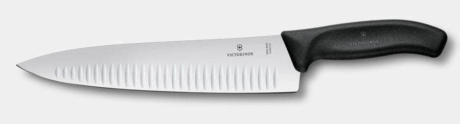 Victorinox Swiss Classic 10-inch chef knife 6.8023.25 with fluted stainless blade and black handle