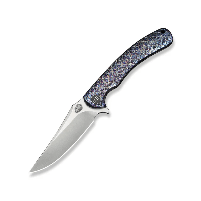 WE Knife Dracarys Blue Flamed Titanium Limited Edition Folding Knife – WE25061B-3