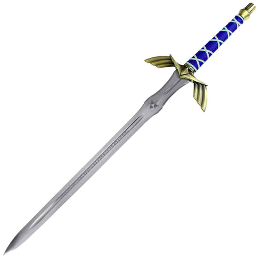 Legend of Zelda Master Sword, 30.5" Unsharpened Blade, Wood Handle, Scabbard