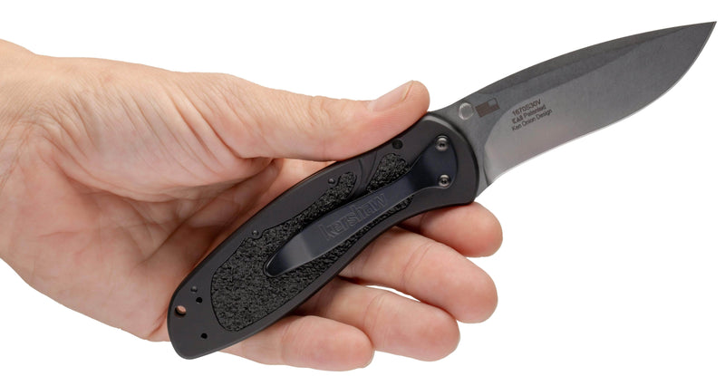 Kershaw Ken Onion Blur Pocket Knife (Premium S30V Steel, Plain Edge)
